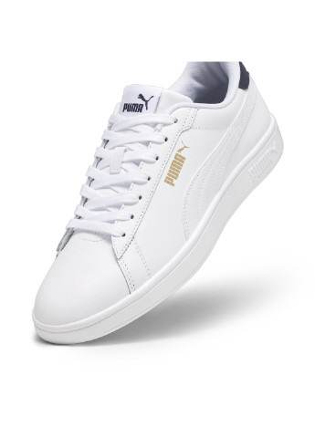 Белые всесезонные кеды smash 3.0 l sneakers Puma
