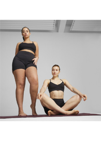Чорний бра move yogini studio training bra Puma поліестер, еластан