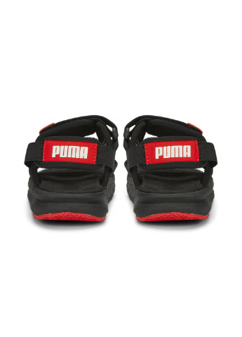 Черные спортивные зимние детские сандалии evolve sandals kids Puma