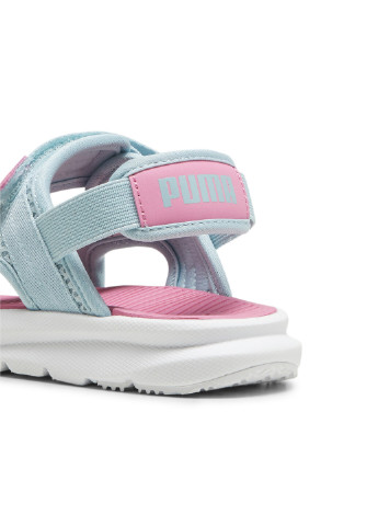 Синие спортивные зимние детские сандалии evolve sandals kids Puma
