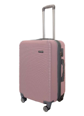 Чемодан дорожный средний M 0508 пластиковый Carbon (290664775)