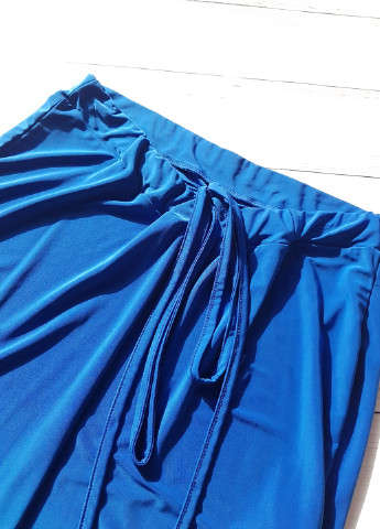 Спідниця-міні з зв'язкою на поясі Синя Boohoo (256550845)