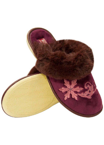 Бордовые тапочки Белста