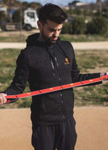 Эспандер для фитнеса красный, 10 кг + QR код (SLTS-0006) Sveltus Elastiband (256606538)