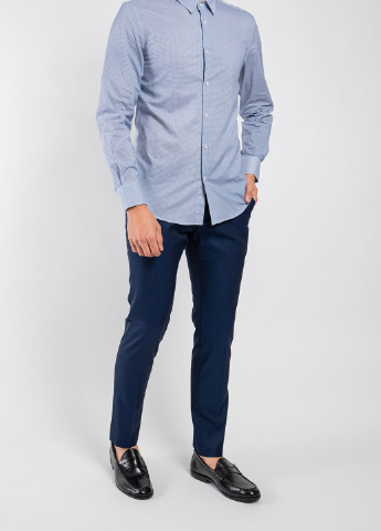 Голубой кэжуал рубашка Antony Morato