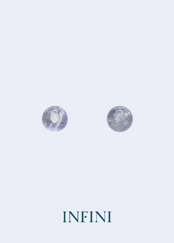 Серьги серебряные с лунным камнем Infini (256615148)