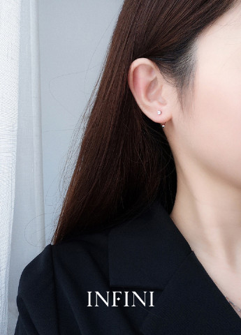 Серьги серебряные Infini (256615137)