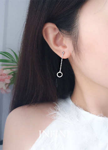 Серьги серебряные Infini (256615142)