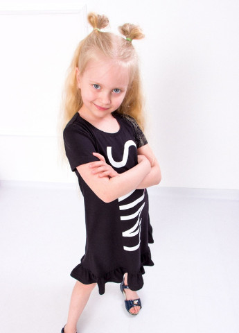 Чёрное платье для девочки р. 110 черный носи своє (-036-33-v1) Носи своє (256627165)