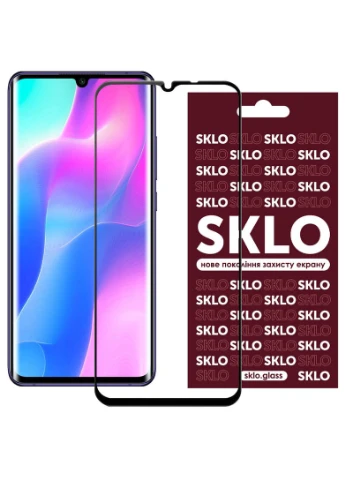 Захисне скло 3D (full glue) для Xiaomi Mi 10 Lite Чорний (is_00000036564_1) SKLO (256628012)