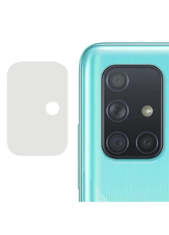 Гибкое защитное стекло 0.18mm на камеру (тех.пак) для Samsung Galaxy A71 / M51 Прозрачный (is_00000035504_2) Epik (256627809)