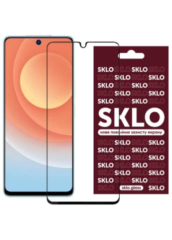 Захисне скло 3D (full glue) для TECNO Camon 19 Neo (CH6i) Чорний (is_00000057401_1) SKLO (256627976)