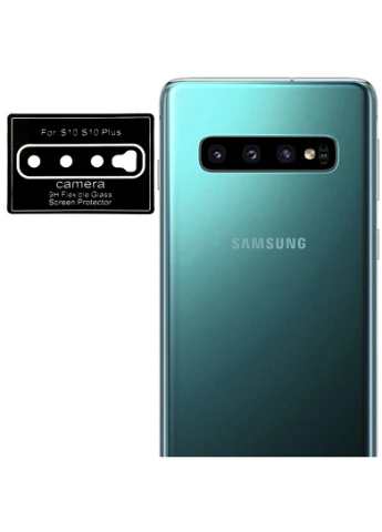 Гнучке захисне скло 0.18mm на камеру (тех.пак) для Samsung Galaxy S10 / S10+ Чорний (is_00000035508_1) Epik (256627892)