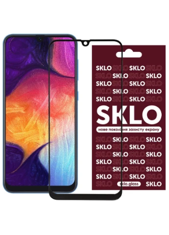 Защитное стекло 3D (full glue) для Samsung A20 / A30 / A30s / A50/A50s/M30 /M30s/M31/M21/M21s Черный (is_00000035448_1) SKLO (256628059)