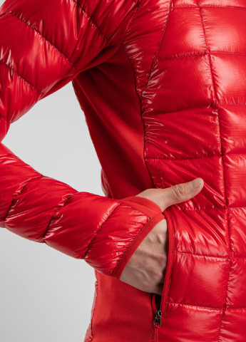 Красная зимняя графитовая куртка hybridge lite на пуху Canada Goose