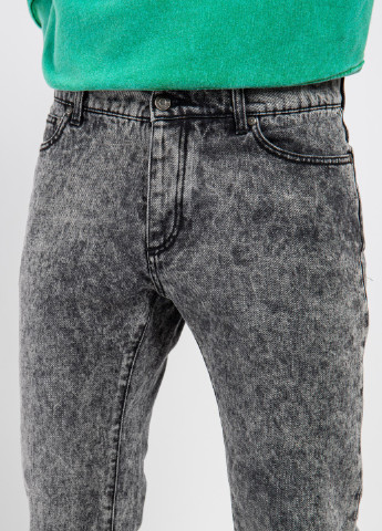 Серые демисезонные серые джинсы slim MSGM