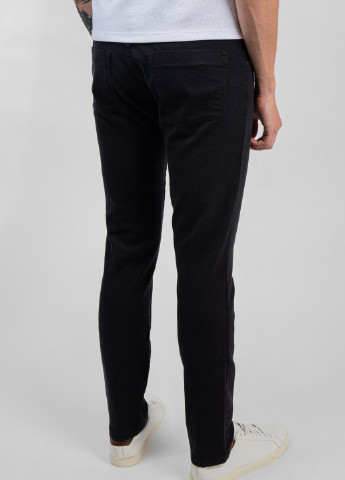 Черные демисезонные черные джинсы slim Mr. Dodo