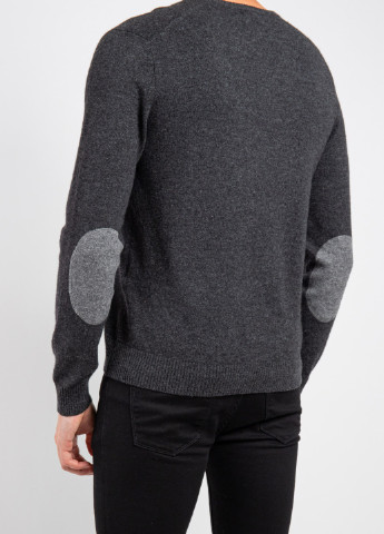 Серый демисезонный графитовый хлопковый пуловер Malo