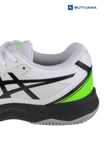 Зеленые всесезонные кроссовки мужские gel-challenger 13 white/black/green (40) 7 1041a222-100-40 Asics