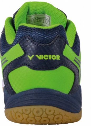 Зеленые всесезонные кроссовки мужские для сквоша a501 indoor white/green unisex - 44 a501-44 Victor