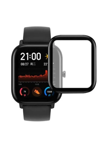 Полімерна плівка 3D (full glue) (тех.пак) для Xiaomi Amazfit Bip U Pro / Bip U Чорний (is_00000042679_1) Epik (256638676)