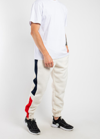 Белые спортивные демисезонные брюки MSGM