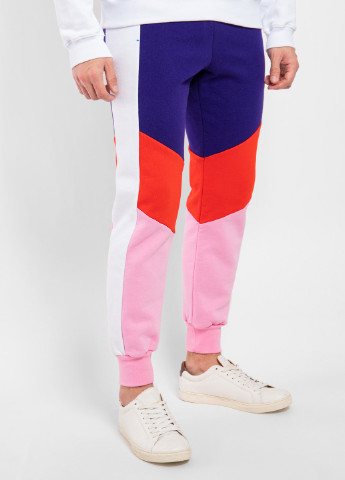 Комбинированные спортивные демисезонные брюки MSGM