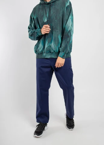 Темно-зеленый хлопковый худи MSGM (256659245)