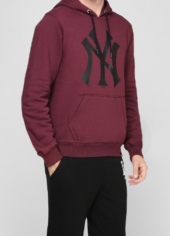 Бордовый хлопковый худи Mlb New York Yankees Imprint 47 Brand (256659264)