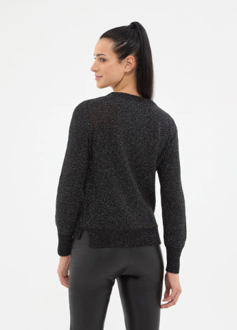 Черный демисезонный свитер жен Terranova