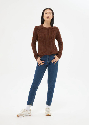 Коричневий зимовий светр жін Terranova