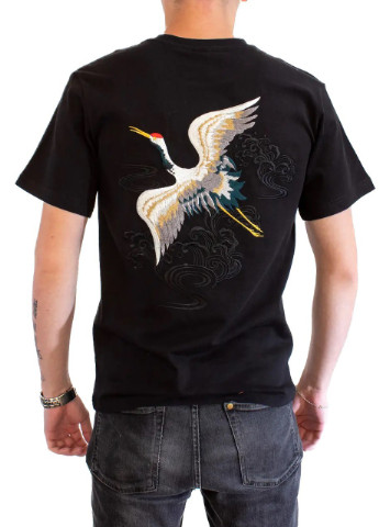 Чорна чоловіча футболка stork l black (28972040 l) No Brand