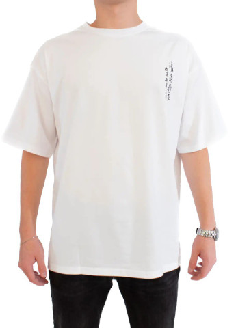 Белая мужская футболка cherry blossoms l white (28972442 l) No Brand
