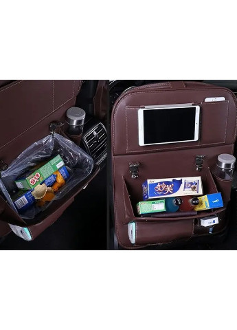 Органайзер на спинку автокрісла Екошкіра (АОС-1012-22) No Brand (256726280)