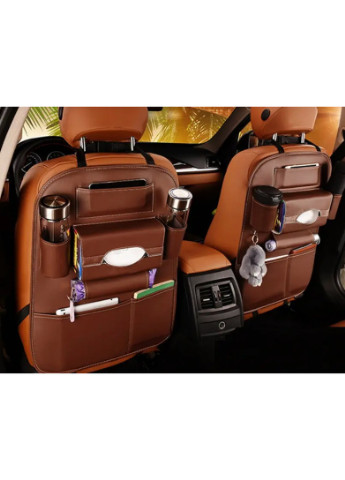 Органайзер автомобільний з екошкіри на спинку сидіння (АОС-1006-43) No Brand (256726266)