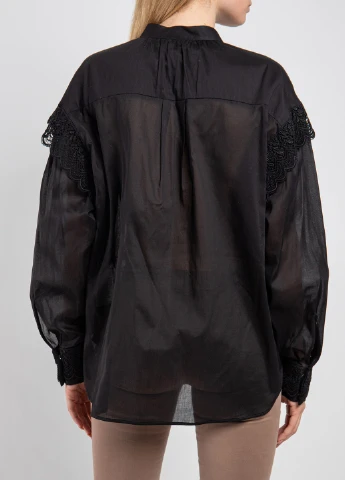 Чорна блуза MSGM