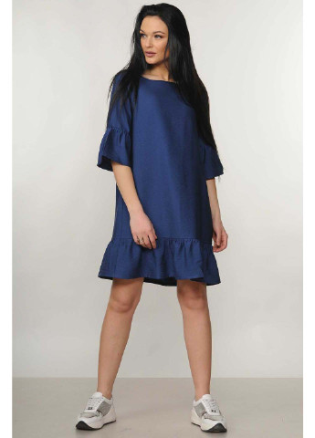 Темно-синее кэжуал платье Ри Мари