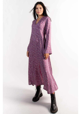 Сиреневое кэжуал платье Ри Мари