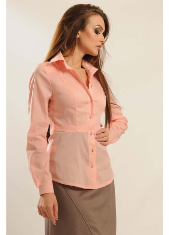 Пудровая демисезонная блуза Ри Мари