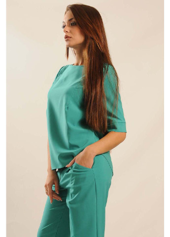Зелена демісезонна блуза Ри Мари