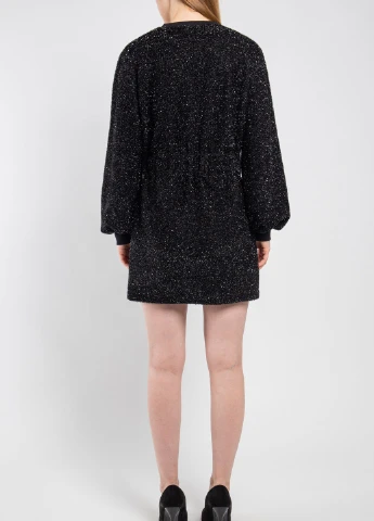 Чорна кежуал сукня MSGM однотонна