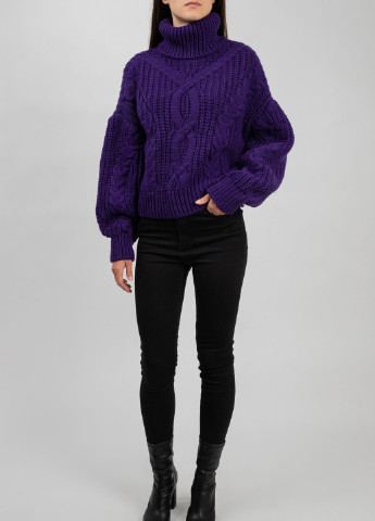 Фиолетовый зимний свитер Eleonora Pacolli