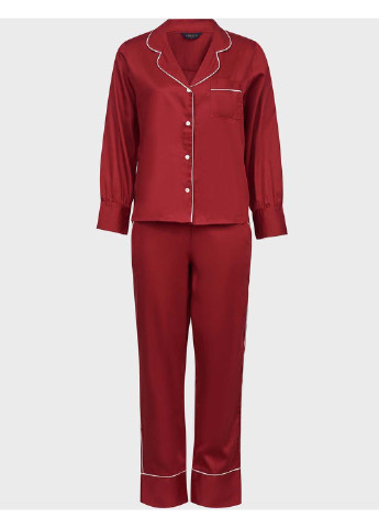 Красная пижамный комплект Fable & Eve Marylebone 1606