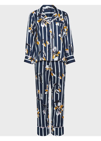 Комбинированная всесезон пижамный комплект кофта + брюки Fable & Eve Knightsbridge 1378