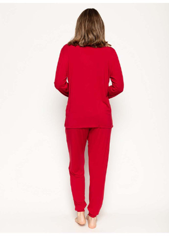 Красная всесезон пижама кофта + брюки Cyberjammies Windsor 9447-9448