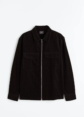 Чорна демісезонна куртка H&M