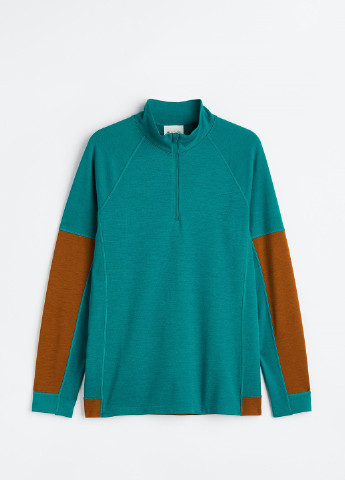 Бирюзовый демисезонный свитер H&M