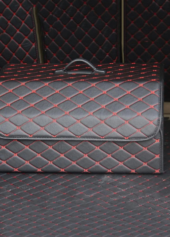 Органайзер складаний для багажника авто Чорний з червоним (АО-301-23) No Brand (256740928)