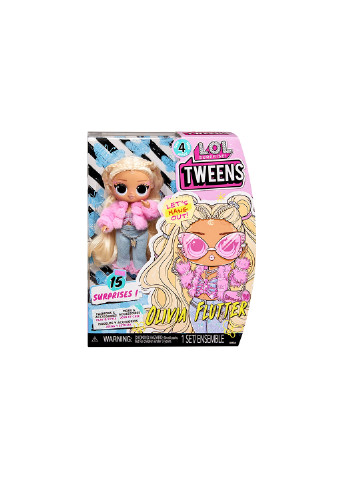 Игровой набор с куклой серии "Tweens" S4 – ОЛИВИЯ ФЛАТТЕР с аксессуарами 588733 L.O.L. Surprise! (256782940)