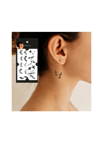 Тату сет "Перья" T-120 Tattooshka (256784700)